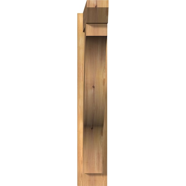 Funston Slat Smooth Outlooker, Western Red Cedar, 5 1/2W X 28D X 32H